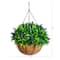 18in. UV Resistant Artificial Lavender Hanging Basket (Indoor/Outdoor)